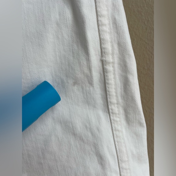 New Madewell The Perfect Vintage Wide-Leg Crop Jean tile White Size W28 - Picture 10 of 15